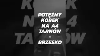 Ogromne utrudnienia na A4. Korek po pożarze samochodu przed węzłem Brzesko 1 kwietnia 2024 r.