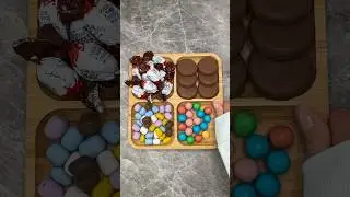 Filling platter with sweets | oddly satisfying