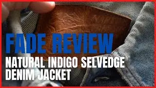 Natural Indigo Selvedge Denim Jacket - Vintage Style Fades After 1400 Days Of Wear!