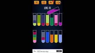 Water Sort Puzzle - Color Liquid Sorting Game Level 113 Solution