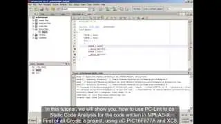 Getting Started with PC-Lint, in MPLAB-X