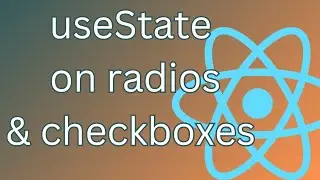 How to use react hook useState for form radio buttons and checkboxes