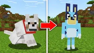 I remade every mob into Bluey in Minecraft