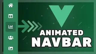 Animated Navbar using CSS, Vue and Vue Router
