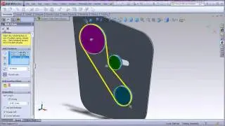 SolidWorks : Belt/Chain With Driving Option