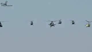 2024-09-14 SAAF Helicopter formo Flypast, Rooivalk, Oryx, A109, BK117.