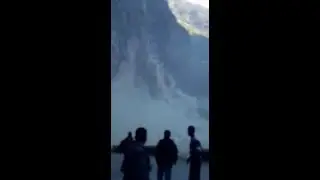 Massive Landslide at Kullu National Highway No  21