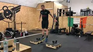 DB Loaded Eccentric CMJ (Counter Movement Jump)