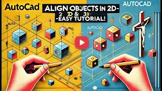 Align Objects in 2D and 3D - Easy Tutorial