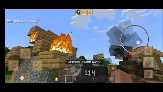Destroying Village In Tanks