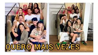 Virgínia e Zé Felipe vão a casa de Simaria e encontra amigos
