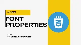 Mastering CSS Font Properties and Text Background Images | Web Development Tutorial  | HINDI | #10 |