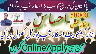 how to apply for ehsaas undergraduate scholarship program 2021