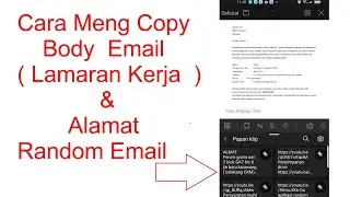 cara meyalin surat lamaran / body email dengan mudah pake aplikasi swiftkey tanpa ribet copy tempel