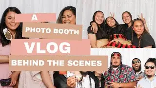 photobooth business VLOG at a wedding