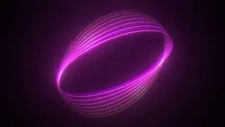 Abstract Glowing Lines Moving Circle Looped Animated Background #motionmade