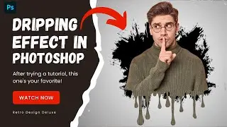 Dripping Effect - Photo Editing tutorial - Splatter Effect Photoshop