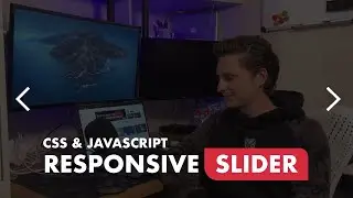 Responsive slider - Javascript and CSS (Flex & Scroll Snapping) // Join me at work