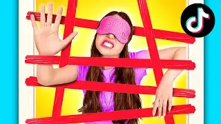 ПРОБУЕМ ЧЕЛЛЕНДЖИ ИЗ ТИКТОКА! || Кто первый наберет 1 000 000 подписчиков?! Крутые трюки от 123 GO!