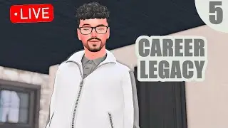 Career Legacy Challenge #5 (Doctor) Can he officially become a doctor? | Sims 4 Live Steam