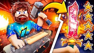 😰We've Started the Blacksmith's Journey in the Roblox World! [The Forge] + Boar