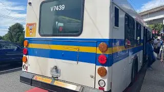 Vancouver Translink 2001 New Flyer D40LF V7439 on 9 Commercial Broadway Station