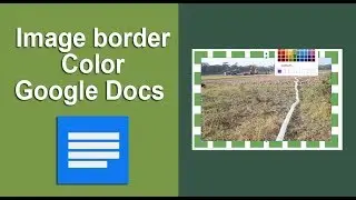 How to change image border Color in Google Docs