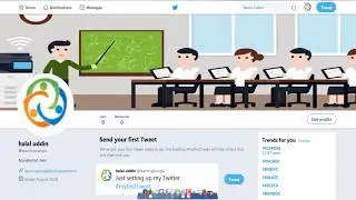 how to twitter profile decorated
