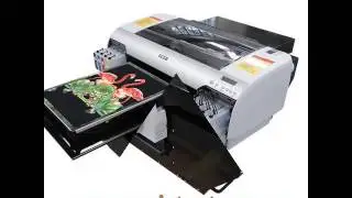 Industrial DTG Satin Ribbon Printing Machine Digital Textile Printer