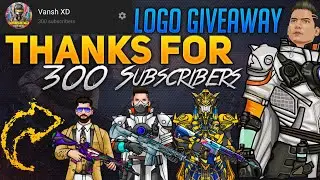 TOP 10 PUBG Logo Giveaway 300Subs Special || Vansh XD