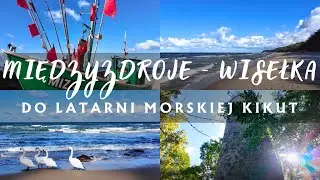 Międzyzdroje – Wisełka – Kikut Lighthouse | Full Beach Walk Along the Baltic Sea | Sound of Waves