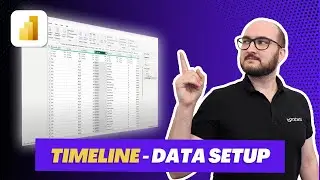 Setup data in Power BI Timeline | Drill Down Timeline PRO | Tutorial