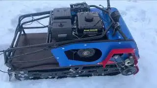 Мини обзор на мотобуксировщик БТС500pro
