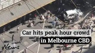 Melbourne car attack: Two arrested after SUV rams Flinders Street crowd