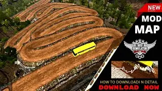 MOD MAP OFFROAD 😍MOUNTAIN ROAD MOD MAP BUSSID V3.7.1#bussimulatorindonesia