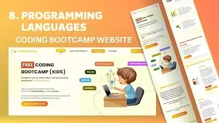 8. Programming Lang. | Coding Bootcamp Website | Allustrode #webdevelopment #webdev #programming