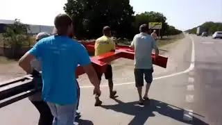 ☦️Слава Тебе, Господи!Установка Вратарного Креста, Кирсово, южная сторона.