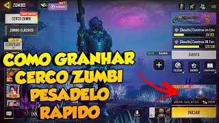 COMO GANHAR CERCO ZUMBI PESADELO MAIS RAPIDO - DICAS MODO ZOMBIES CALL OF DUTY MOBILE EPISÓDIO 3