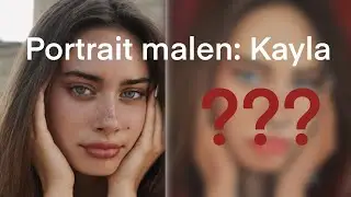 Kayla Shyx gemalt - face(t)s #8 || elaxarts