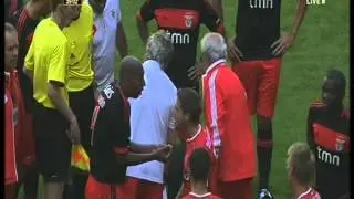 SKANDAL im Testspiel F95 vs Benfica Lissabon !!! Luisao knockt Schiri aus !!