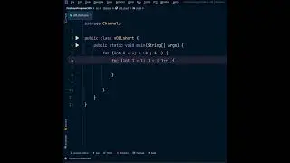 Program to print reverse number pattern in java | #java