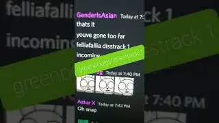 FelliaFallia/green booger disstrack 1