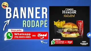 Como colocar o numero no roda pé das fotos