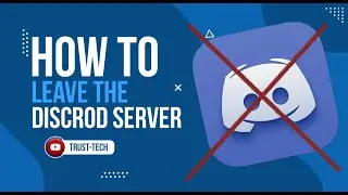 How to Leave Your Own Discord Server! (Life Hack)