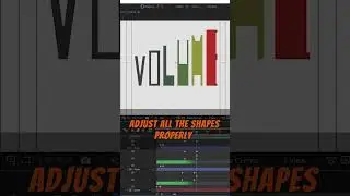 VOLUME | Cool After Effects Motion Graphics Animation Series 02 | YT Short Tutorial