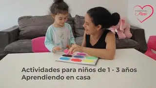 ACTIVIDADES PARA NIÑOS DE 1 A 3 AÑOS |DESARROLLO MOTRICIDAD FINA|COLORES|LETRAS|NÚMEROS|FORMA/PART 3