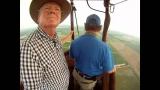 Flying a hot air balloon