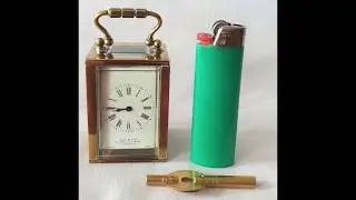 Miniature Carriage Clock Antique Drew & Sons, Piccadilly Circus, London .W. French Movement.
