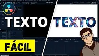 Put Video inside TEXT in DaVinci Resolve