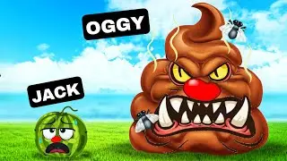 OGGY TRY TO EAT JACK IN BALL EATING SIMULATOR (ROBLOX)